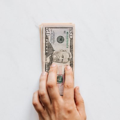 Managing money.